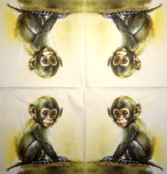 155 Animals Africa: Divers - 4-ply - Sniff - Handkerchief